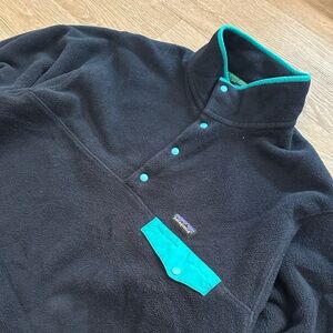 Men’s Patagonia snap tee Synchilla fleece